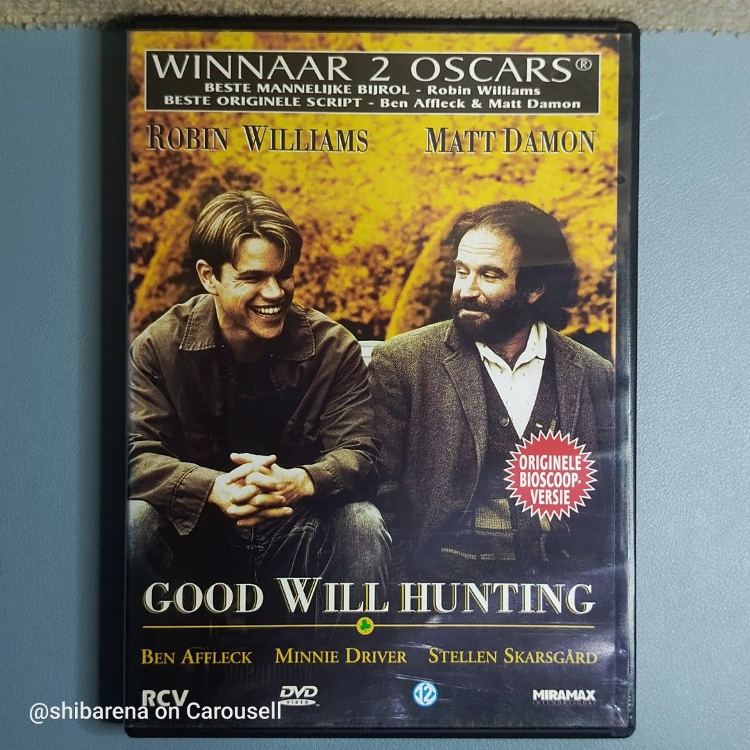Good Will Hunting DVD - Region 2 PAL (Category: CDs & DVDs) located in Cebu City. Submitted by shibarena (Listing ID 1469969627, Image 1). Description: - Good Will Hunting DVD - Region 2 PAL (Pre-owned) - Cast: Robin Williams, Matt Damon, Ben Affleck - Director: Gus Van Sant ⚠️ Please ensure your DVD player supports Region 2 (PAL) before purchase..