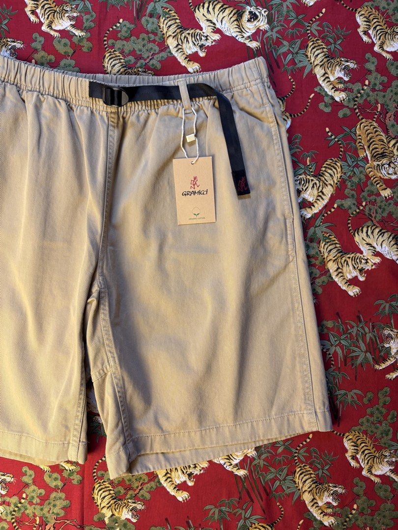 Gramicci Outdoor G-Short - Chino (Category: Shorts) located in Caloocan City. Submitted by ruvendnewborn (Listing ID 1470098653, Image 3). Description: Gramicci Outdoor G-Short - Chino Flat Measurements: (IN INCHES) Waist: fits 34” to 36” Length: 20” Leg opening: 12” - Brand-new condition - Relaxed fit, equipped with signature ‘running-man’ belt for adjustment and crotch gusset for maximum movement - Bought at Commonwealth PH sold for ₱3900 piece