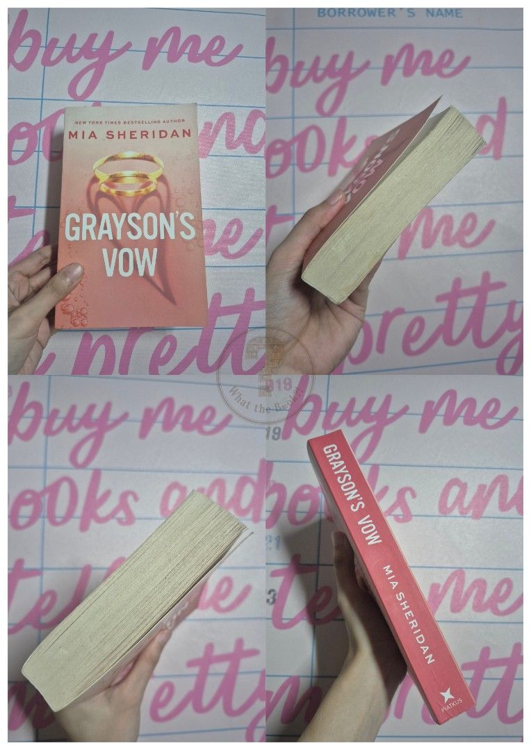 Grayson's Vow by Mia Sheridan (Category: Storybooks) located in Santa Rosa. Submitted by what.the.book (Listing ID 1469996815, Image 1). Description: .