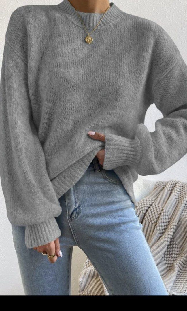 Grey Turtleneck Sweater (Category: Coats, Jackets and Outerwear) located in Santa Rosa. Submitted by shopjimstuff (Listing ID 1469988583, Image 1). Description: Fits S-M Thick material No flaws nor damages Used once .