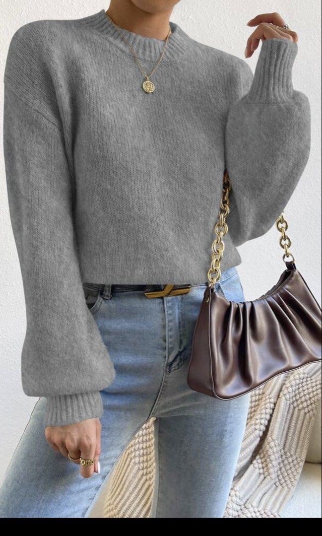 Grey Turtleneck Sweater (Category: Coats, Jackets and Outerwear) located in Santa Rosa. Submitted by shopjimstuff (Listing ID 1469988583, Image 2). Description: Fits S-M Thick material No flaws nor damages Used once .
