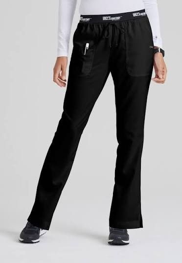 GREY'S ANATOMY BY BARCO ACTIVE BLACK SCRUB PANTS (Category: Other Bottoms) located in San Mateo. Submitted by r4wpcks (Listing ID 1470094767, Image 1). Description: Size on Tag: Medium Best Fit: 28 - 32 inches Waist: 28 - 32 inches Length: 39.5 inches Leg Hole / Hem: 8.5 inches Condition: 9.5/10 Color Rate: 9.5/10 Issue: None COLOR MAY VARY DUE TO LIGHTING Location: San Mateo Rizal, near Marikina J&T/Lalamove courier, shipping fee should be handl