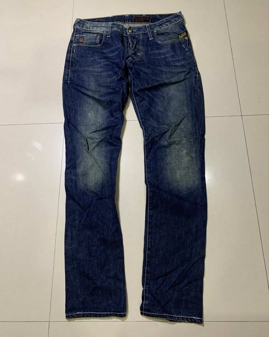 G-star Raw Denim pants (Category: Jeans) located in Molave. Submitted by mysticbird_38213e (Listing ID 1470098040, Image 2). Description: Size 32 - 34 41 length 7.5 hem Button fly In good condition .