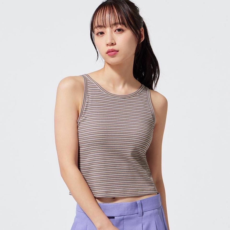 GU by UNIQL0 brafeel cropped tank top (Category: Sleeveless) located in Guiguinto. Submitted by candlonlineshop (Listing ID 1470109440, Image 1). Description: ✨FIRST TO PAY BASIS✨ GU by UNIQL0 brafeel cropped tank top Size: small Condition: 9.5/10 Width: 14” Length: 16” Flaw/s: none ₱270 + sf 📍Bulacan 🚚Sh0pee check out (SPX) | J&T express •Items may have minor unnoticed flaws — please manage your expectations as you are dealing with thrifted it