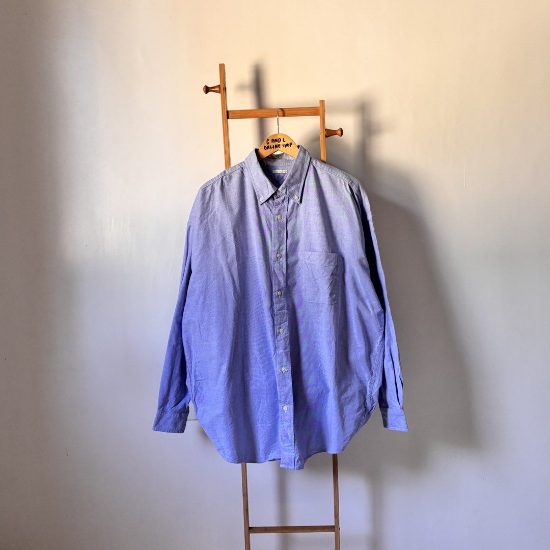 GU by UNIQL0 oversized Oxford shirt (Category: Formal Shirts) located in Guiguinto. Submitted by candlonlineshop (Listing ID 1470115033, Image 2). Description: ✨FIRST TO PAY BASIS✨ GU by UNIQL0 oversized oxford shirt Size: XL Condition: 9.5/10 Width: 29” Length: 32.5” Flaw/s: none ₱350 + sf 📍Bulacan 🚚Sh0pee check out (SPX) | J&T express •Items may have minor unnoticed flaws — please manage your expectations as you are dealing with thrifted item