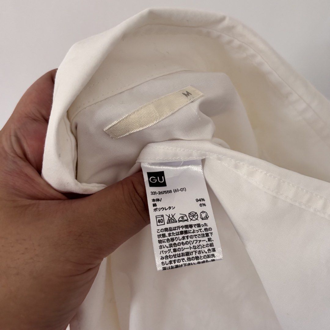 GU by uniqlo broad shirt (Category: Formal Shirts) located in Guiguinto. Submitted by candlonlineshop (Listing ID 1470113229, Image 3). Description: ✨ ✨FIRST TO PAY BASIS✨ GU by UNIQL0 broad shirt Size: Medium Condition: 9.5/10 Width: 20” Length: 27” Flaw/s: none ₱300 + sf 📍Bulacan 🚚Sh0pee check out (SPX) | J&T express •Items may have minor unnoticed flaws — please manage your expectations as you are dealing with thrifted items. •Color may vary