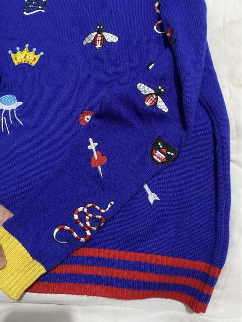 GUCCI sweater (Category: Luxury Apparel) located in Makati City. Submitted by cozydapper (Listing ID 1470039826, Image 3). Description: cut tag.