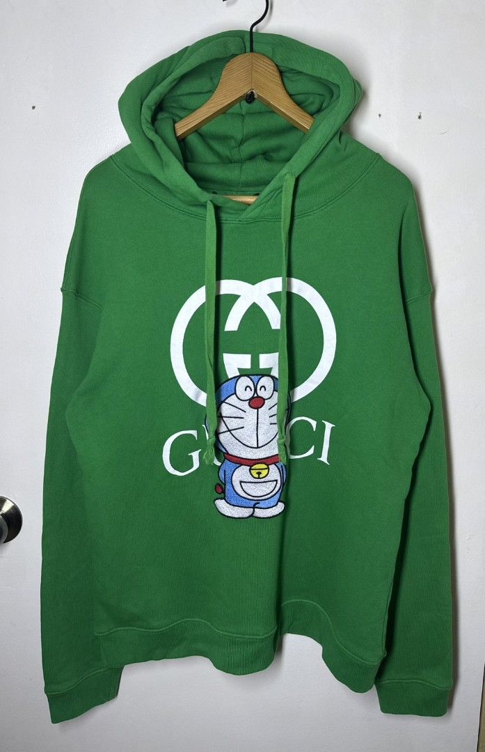 GUCCI X DORAEMON HOODIE AUTH (Category: Coats, Jackets and Outerwear) located in Manila. Submitted by lunaras_declutter (Listing ID 1470107835, Image 2). Description: BNEW CONDITION NO ISSUE AUTHENTIC.