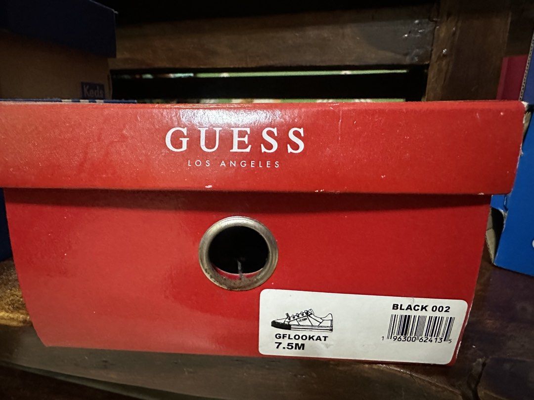 Guess, Adidas, Keds (ORIGINAL & AUTHENTIC) (Category: Sneakers) located in Quezon City. Submitted by chichurrhannah (Listing ID 1470027839, Image 2). Description: Sizes and models are posted. ALL ORIGINAL AND AUTHENTIC. Presyohan niyo nalang. RFS: decluttering / home makeover Loc: Project 4, QC Delivery c/o buyer. MOP: bank transfer via QR.