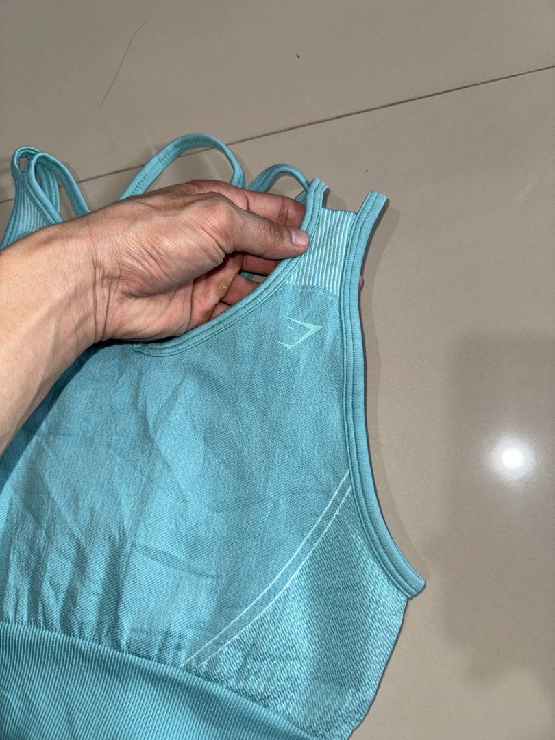Gymshark sports bra (Category: Activewear) located in Digos. Submitted by appareall (Listing ID 1470080660, Image 3). Description: Fits M.