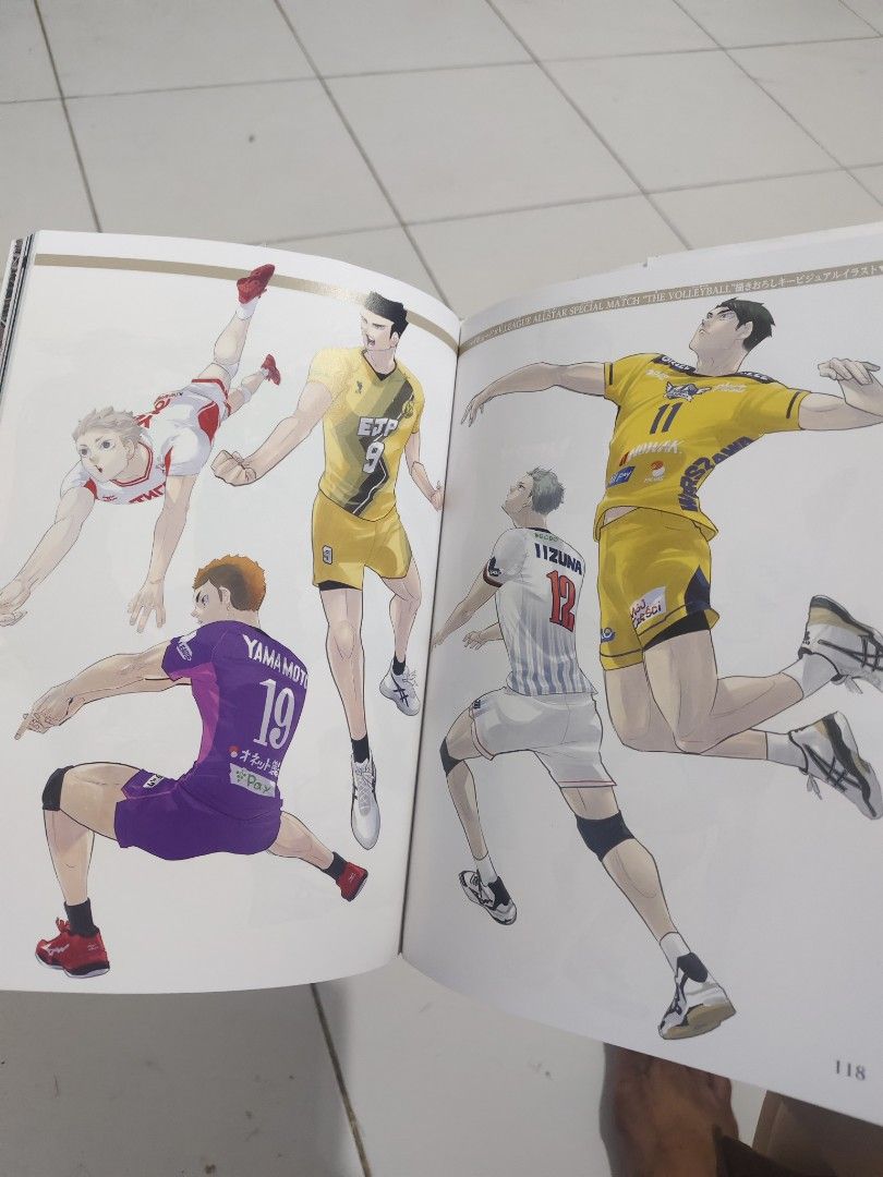 Haikyuu 10th Chronicle Art Book (Category: Comics & Manga) located in Bulacan. Submitted by babz30261 (Listing ID 1470038145, Image 3). Description: - Official Haikyuu 10th Chronicle art book by Haruichi Furudate - Packed with full-color illustrations, character sketches, and special art pieces - Great reference book for fans and aspiring artists - Inside pages are clean and in pristine condition - Cover shows minor wear from normal reading.