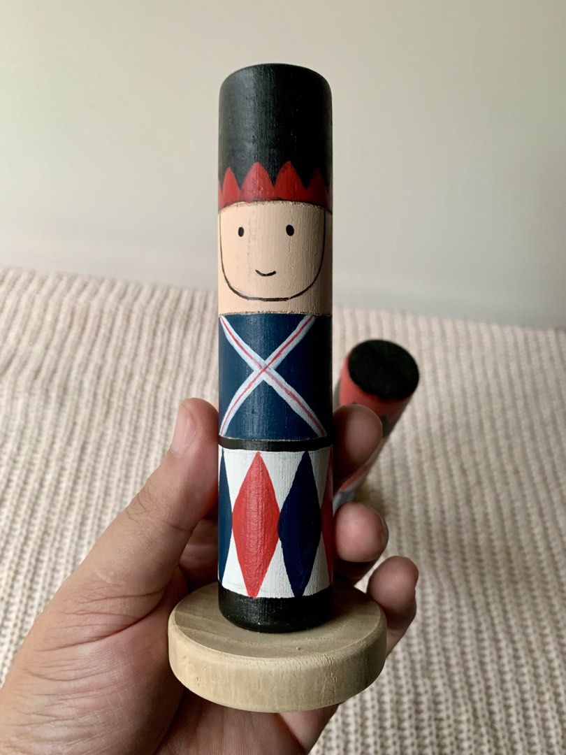 Hand-Painted Wooden Nutcracker Figure -2pcs (Category: Other Home Decor) located in Tandag. Submitted by jeason_22 (Listing ID 1470107417, Image 2). Description: two hand-painted wooden toy soldier or nutcracker figures on circular wooden stands. 📌 Please see photos for the actual design and condition. Kindly review all photos before purchasing. 📦 Carefully packed for safe shipping..