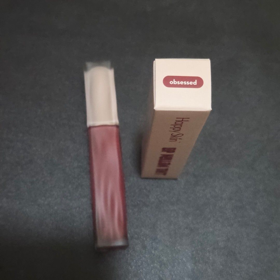Happy Skin Lip Mallow Tint - Obsessed (Category: Makeup) located in Makati City. Submitted by lexshie (Listing ID 1469975834, Image 3). Description: - Brand: Happy Skin - Item: Lip Mallow Tint - Shade: Obsessed (great everyday wearable color) - Condition: Brand new in box, never opened or used - Formula: Rich matte that feels super comfortable on the lips - Original Retail Price: PHP 599.00.
