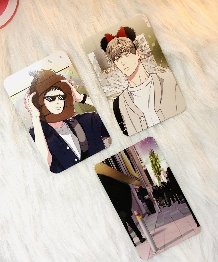 Happy Twogether Between the Lines BL Manhwa Photocard Set (Category: Character Goods) located in Dasmarinas. Submitted by nikanikaneechan (Listing ID 1470041350, Image 1). Description: WTS LFB Happy Twogether Photocard Set Php 250 (if long dop w/ 50% dp) Php 225 (PAYO prio) RFS: not my prios.