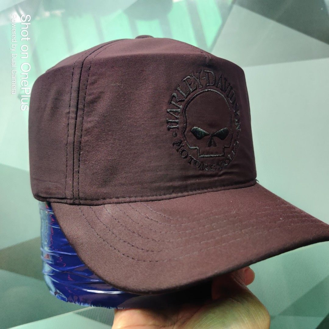 Harley-Davidson Willie G Skull Snapback Hat - Bravado Merchandise (Category: Caps & Hats) located in Baguio. Submitted by ferns_garage.0924 (Listing ID 1470005501, Image 2). Description: Authentic Harley-Davidson Willie G Skull Snapback Cap Selling an official, authentic Harley-Davidson snapback hat featuring the iconic tonal Willie G Skull embroidery on the front panel. • Brand: Harley-Davidson (Manufactured by official licensee Bravado Internat