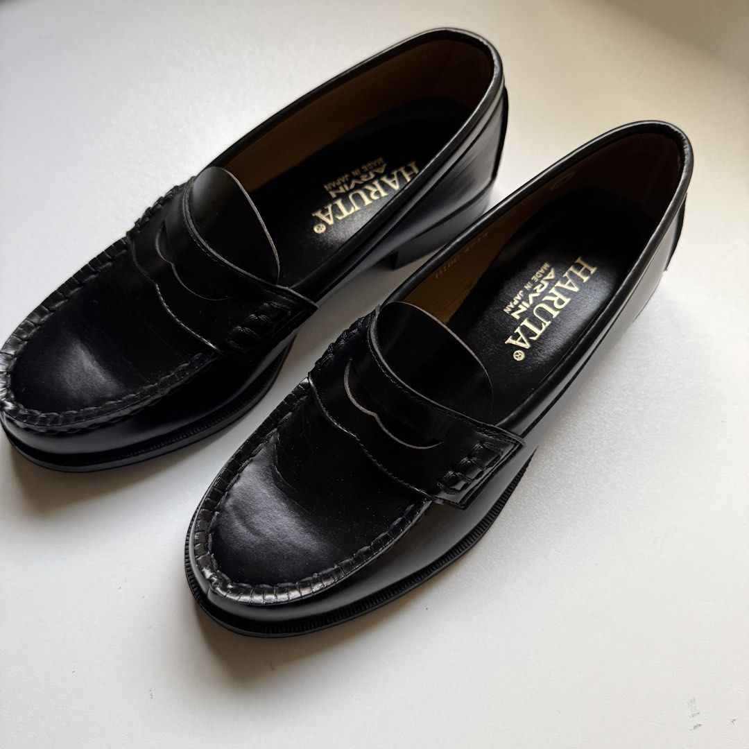 Haruta Arvin Loafers Black Size 22.5 (Category: Loafers) located in Quezon City. Submitted by hervics (Listing ID 1470032952, Image 2). Description: Brand: Haruta Arvin No box Size 22.5 EE US 5.5 EU 36 RFS: Wrong size Can swap to size 23.5 EE .