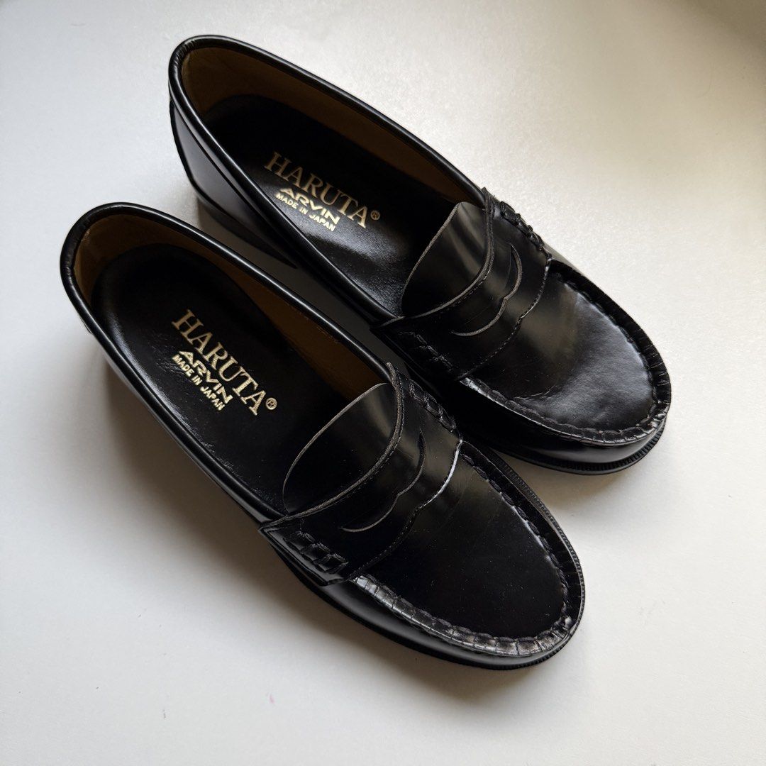 Haruta Arvin Loafers Black Size 22.5 (Category: Loafers) located in Quezon City. Submitted by hervics (Listing ID 1470032952, Image 1). Description: Brand: Haruta Arvin No box Size 22.5 EE US 5.5 EU 36 RFS: Wrong size Can swap to size 23.5 EE .