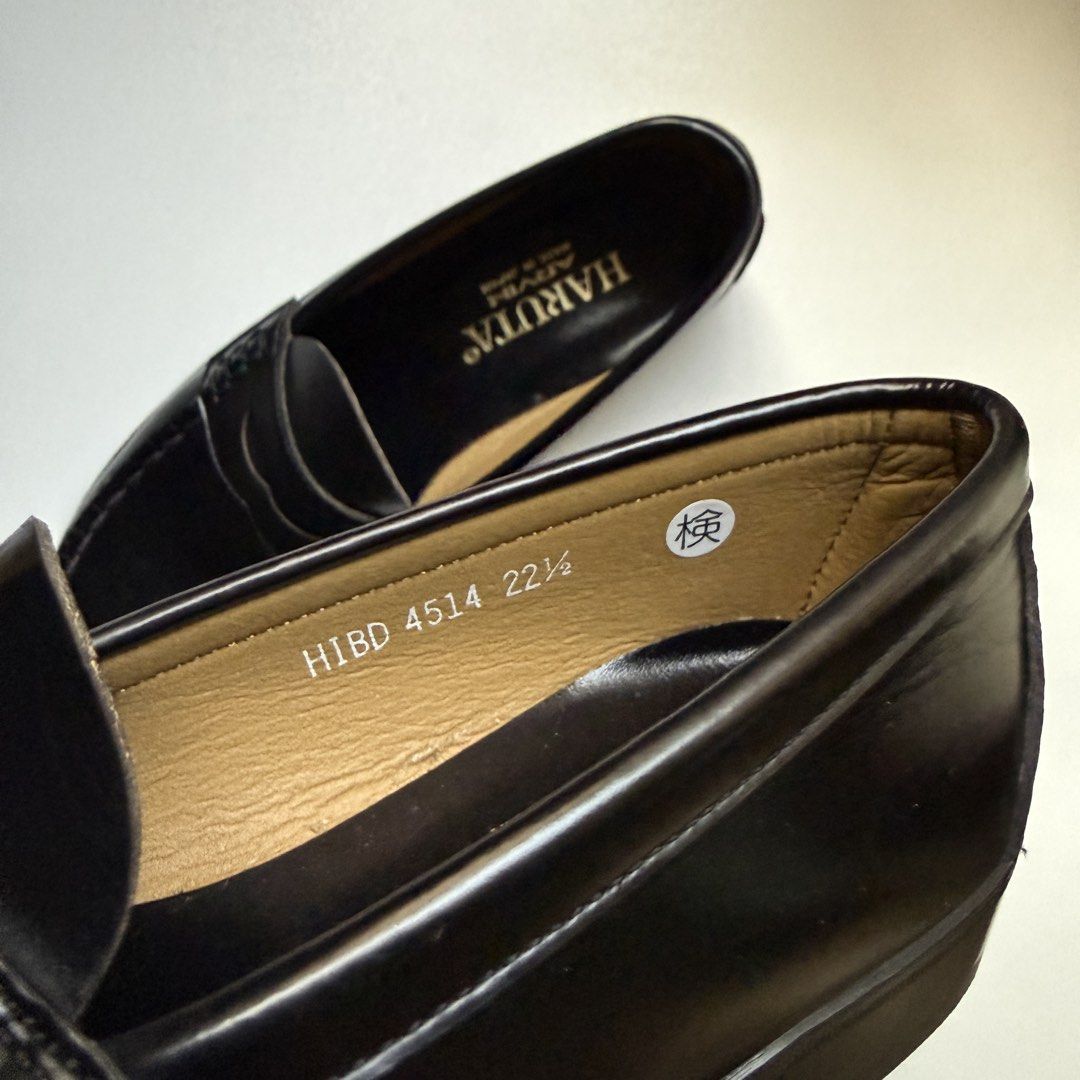 Haruta Arvin Loafers Black Size 22.5 (Category: Loafers) located in Quezon City. Submitted by hervics (Listing ID 1470032952, Image 3). Description: Brand: Haruta Arvin No box Size 22.5 EE US 5.5 EU 36 RFS: Wrong size Can swap to size 23.5 EE .