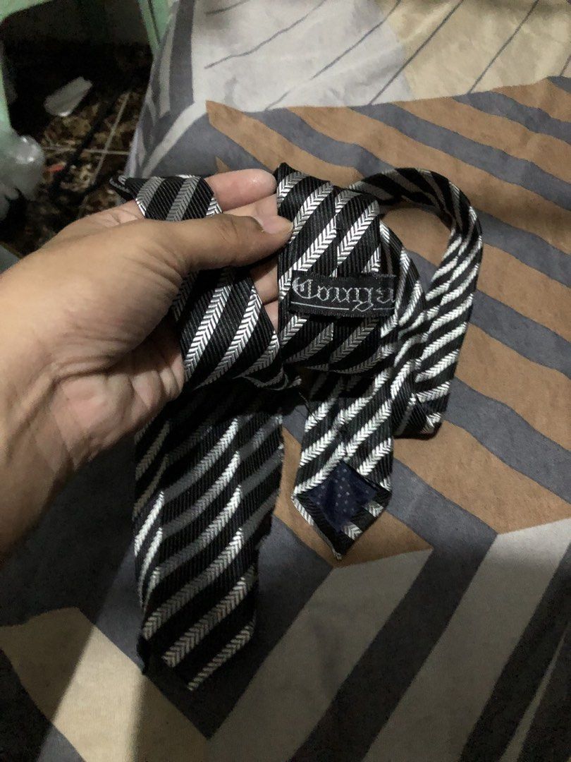 Herringbone Striped Tie + FREE Plain Black Necktie — Take Both! Imported Set (Category: Ties) located in San Juan, La Union. Submitted by declutteringog7 (Listing ID 1469958655, Image 2). Description: FREE Solid Black Tie Included! 🎁 📌 Title: Striped Silk Tie + FREE Plain Black Necktie — Take Both! Imported Set 📝 Description: 👔 WHAT YOU GET: ✅ 1x Black & Silver Herringbone Striped Tie — premium woven fabric, elegant design 🎁 FREE — 1x Solid 
