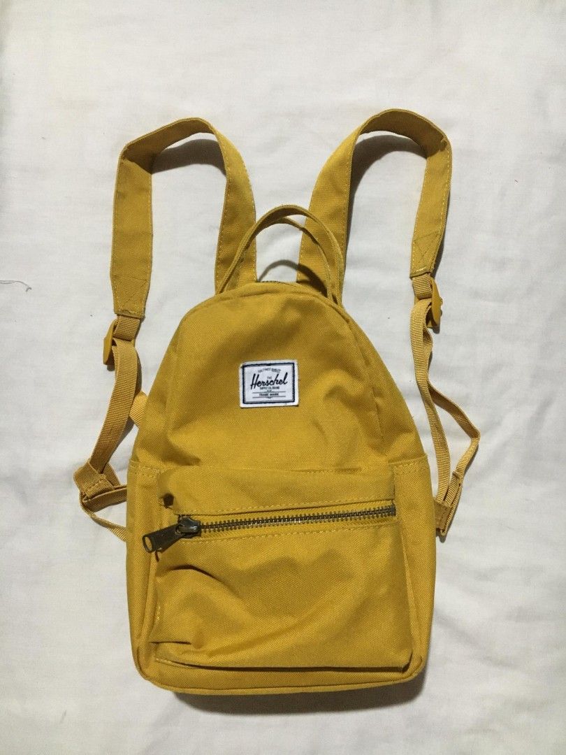 Herschel Nova Mini Backpack (Category: Backpacks) located in Quezon City. Submitted by thriftyzx (Listing ID 1470081948, Image 1). Description: Herschel Nova Mini Backpack Condition: 9.7/10 Issue see the last pic Excellent Condition Walang himulmul or butas 1399+SF Location: QC.