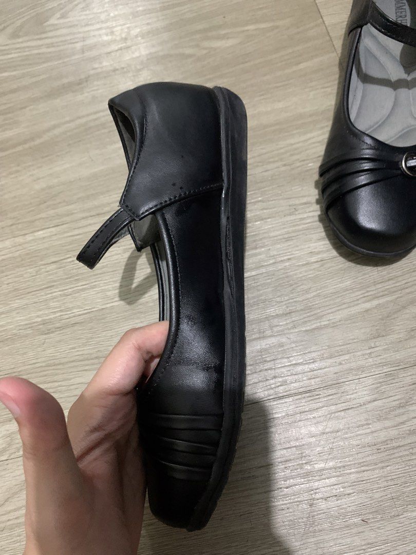 High school black shoes for school (Category: Shoe inserts) located in San Fernando. Submitted by coquette.curated (Listing ID 1470098232, Image 3). Description: Size 5 Used 3 times Negotiable .