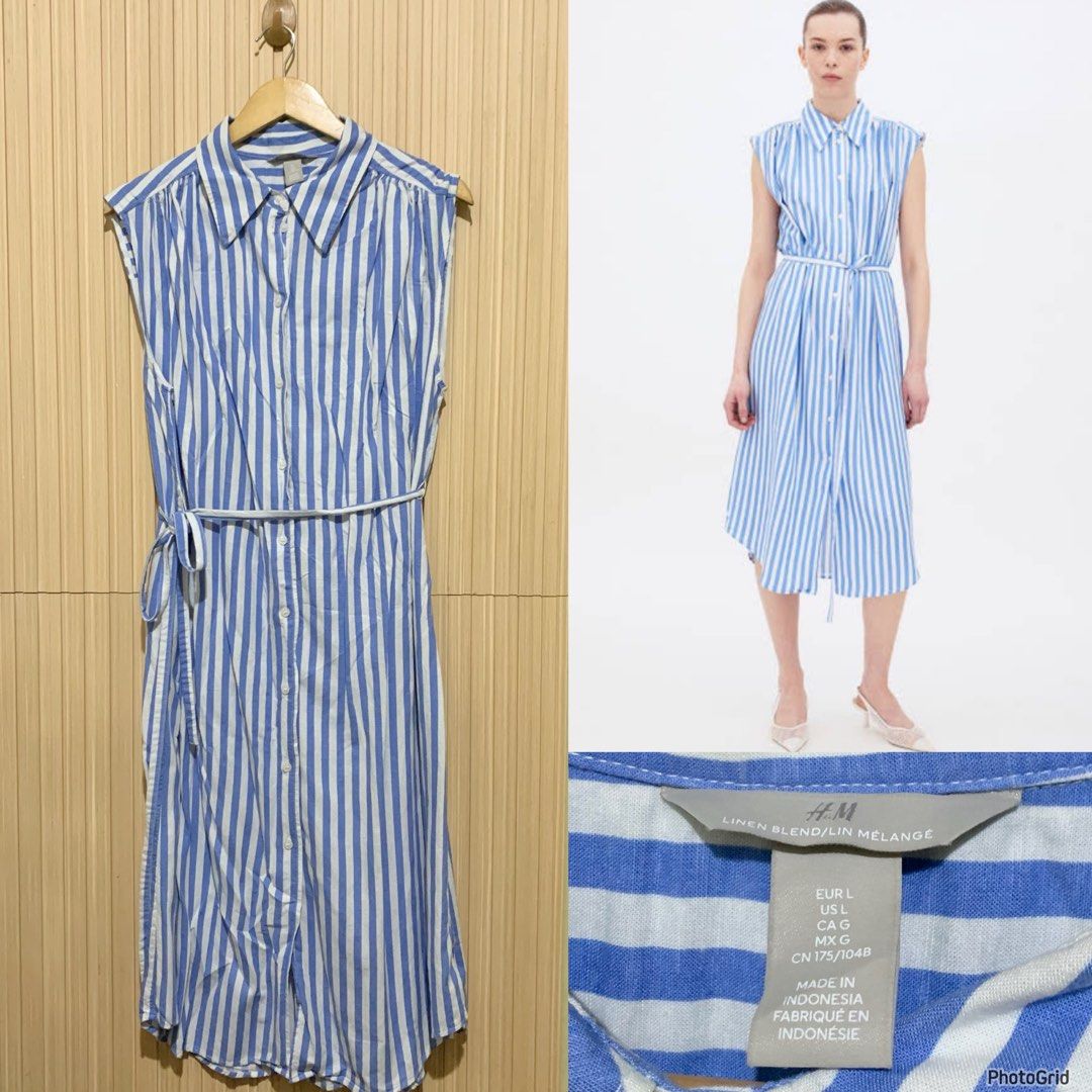 H&m linen blend dress (Category: Dresses) located in Koronadal. Submitted by gstyledforless (Listing ID 1470102521, Image 1). Description: .