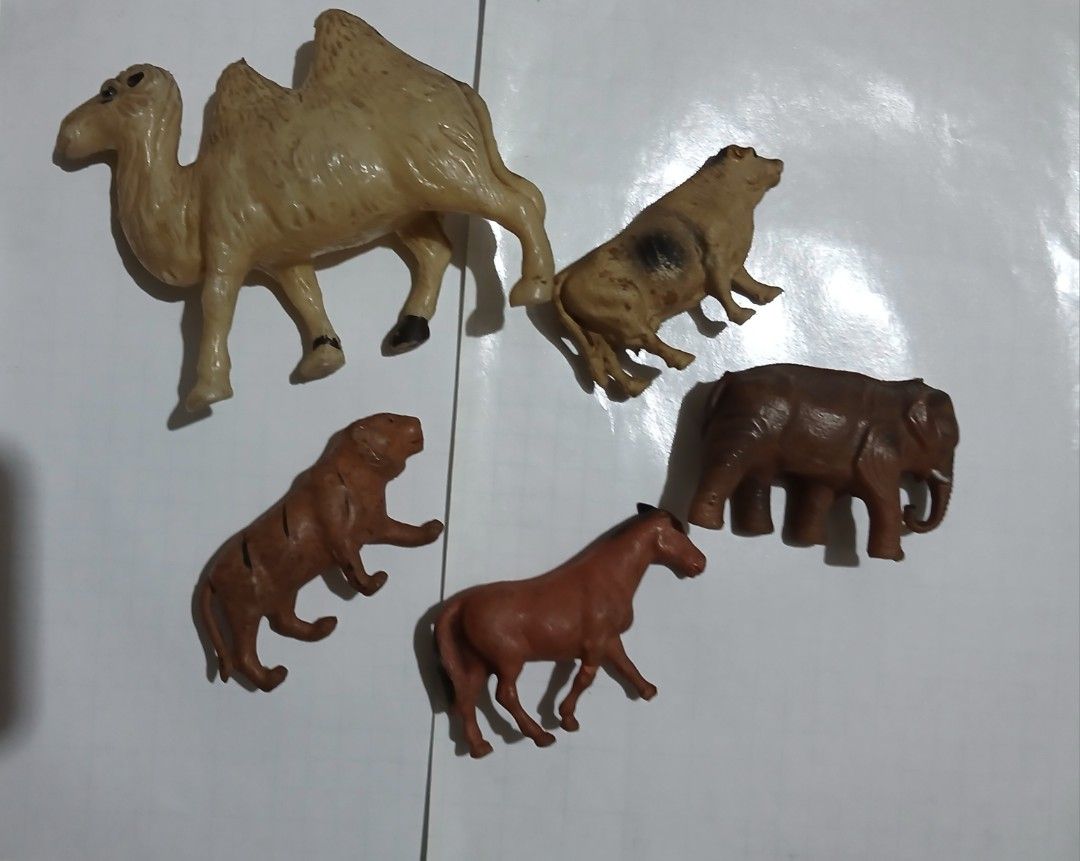 Hollow Thin Plastic toys and One Hard Plastic(Camel) (Category: Vintage Collectibles) located in Manila. Submitted by thecollectibleshop (Listing ID 1469955266, Image 1). Description: Selljng a collectible Hollow Thin Plastic toys and One Hard Plastic(Camel). Please take note there is a damage in the leg of the horse as he photos. But it can repair with caution as the material is very thin. Buyer pays for the shipping fee..