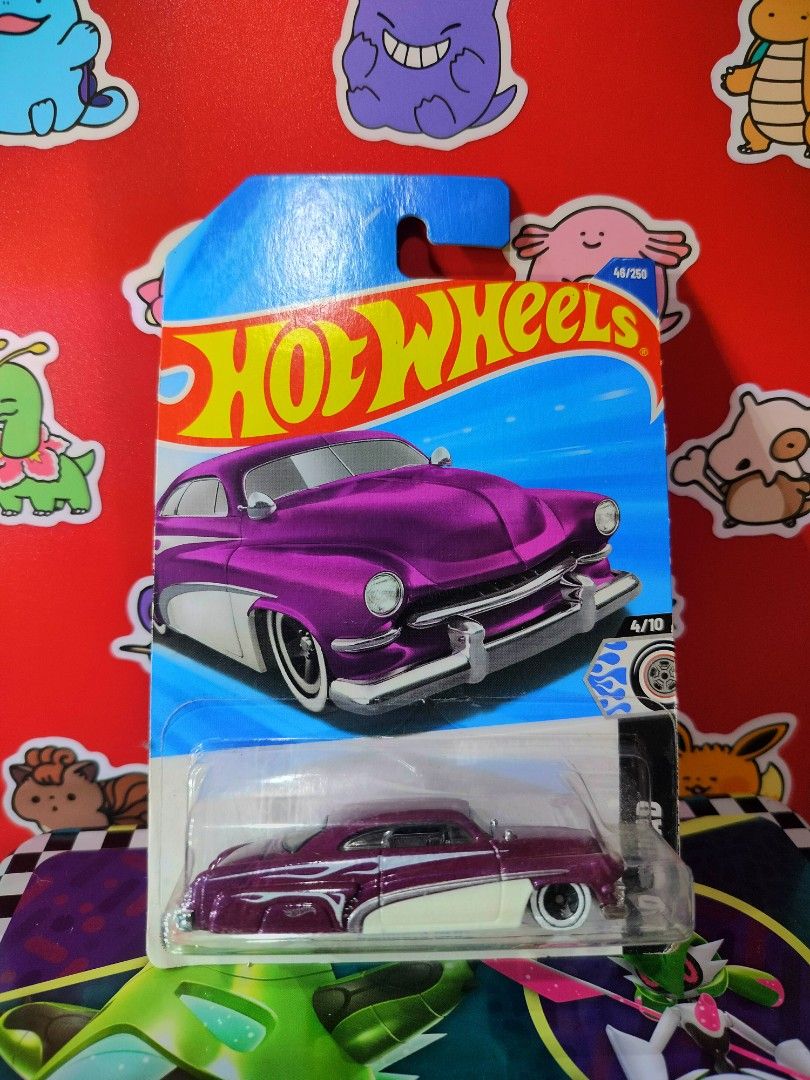 Hot Wheels Hirohata Merc (Rod Squad 4/10) (Category: Vehicle & Diecast Models) located in San Antonio. Submitted by lansbitshop (Listing ID 1470073726, Image 1). Description: Hot Wheels Hirohata Merc (Rod Squad 4/10) ✨ Condition: Well used (Carded with card flaws, noticeable soft corners, and card edge wear. The diecast car inside remains fully sealed and brand new, perfect for customizers or loose collectors!) 💯 100% Authentic / Original Hot Wh