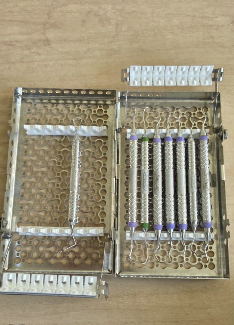 Hu-Friedy Perio set (Category: Everything Else Others) located in Manila. Submitted by nasser320 (Listing ID 1470130849, Image 2). Description: Fs: HU-FRIEDY In very good condition very sharp Used on Typodont only • ODU11/12 Explorer • UNC-15/WHO PROBE • Nabers Probe • Gracey curette 5/6 • Gracey curette 7/8 • Gracey Curettes 11/12 • Gracey curette 13/14 • Hygienist Scaler SH5/339E2 • Hu-Friedy double lock cassette price 14500 Loc sta mesa Open f