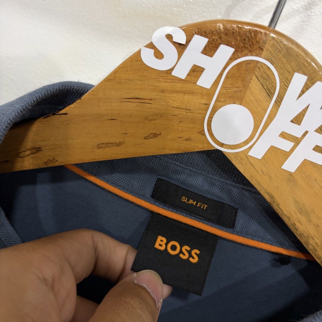 Hugo Boss (Category: Tshirts & Polo Shirts ) located in Santa Rosa. Submitted by gardenofthrifts (Listing ID 1469949947, Image 3). Description: Shirt ₱1380 L Width: 20.5 Length: 26.5 10/10 Condition Comment “Mine” below to purchase..