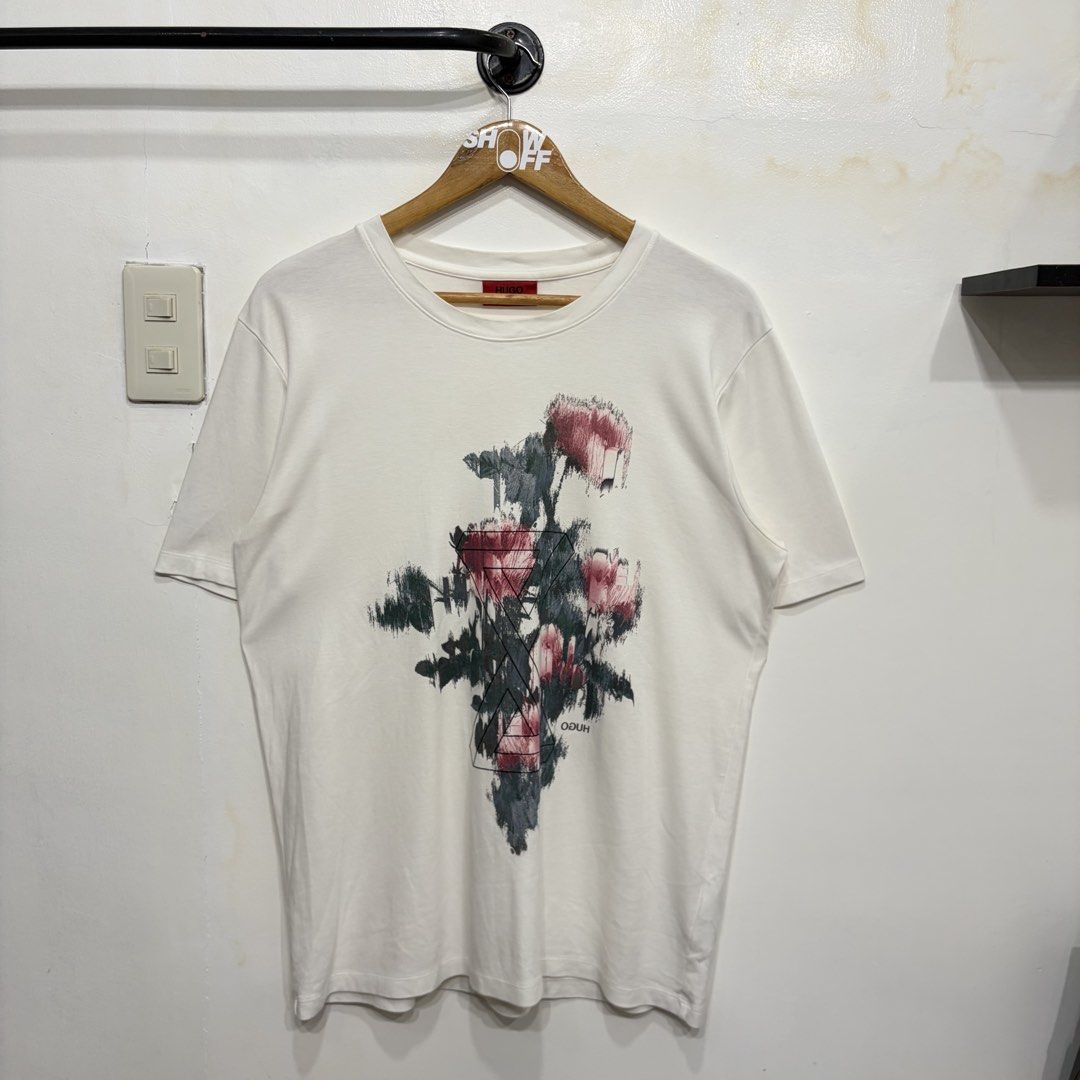 Hugo Boss (Category: Tshirts & Polo Shirts ) located in Santa Rosa. Submitted by gardenofthrifts (Listing ID 1469953552, Image 1). Description: Shirt ₱980 Large Width: 21 Length: 27 10/10 Condition Comment “Mine” below to purchase..