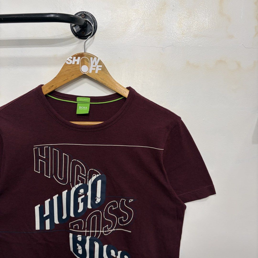 Hugo Boss (Category: Tshirts & Polo Shirts ) located in Santa Rosa. Submitted by gardenofthrifts (Listing ID 1469954475, Image 2). Description: Shirt ₱980 Small Width: 19 Length: 26 10/10 Condition Comment “Mine” below to purchase..