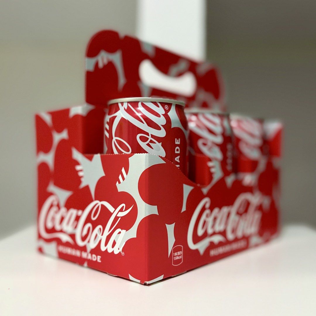 Human Made x Coca-Cola Set of 6 350ml Original Taste with Cardboard ...
