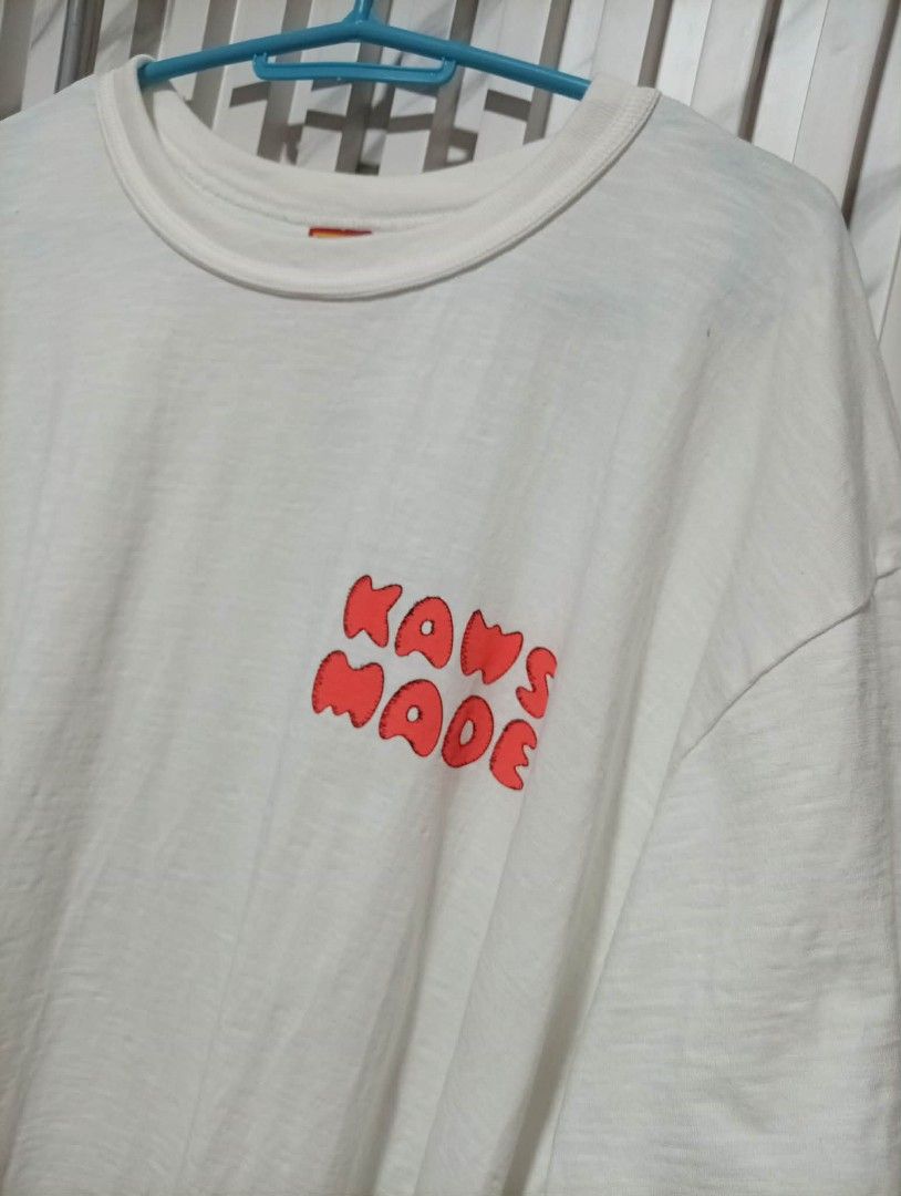 Human Made X Kaws Made Graphic Shirt (Category: Tshirts & Polo Shirts ) located in Barotac Nuevo. Submitted by john.pritz (Listing ID 1470056959, Image 3). Description: Human Made X kaws Made Graphic Shirt Like new condi no issue Size X-Large on tag Width 23 to 24 Length 30.
