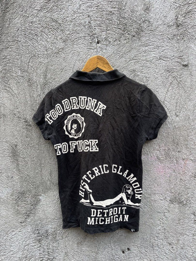 Hysteric glamour (Category: Activewear) located in Dasmarinas. Submitted by a_thrifters (Listing ID 1469983649, Image 2). Description: Hysteric glamour 17 width 23 length Issue fade parts Colorate 8.9/10 .