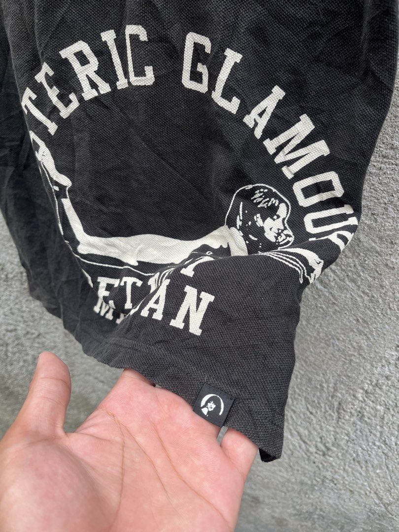 Hysteric glamour (Category: Activewear) located in Dasmarinas. Submitted by a_thrifters (Listing ID 1469983649, Image 3). Description: Hysteric glamour 17 width 23 length Issue fade parts Colorate 8.9/10 .
