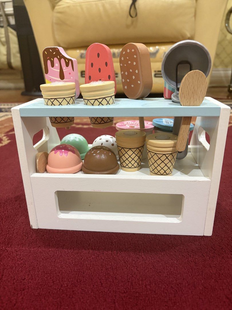 Ice cream Toy set (Category: Kids Toys) located in San Juan City. Submitted by cashfrancefashioncosmetics_ph (Listing ID 1469949040, Image 3). Description: Title: ice cream toy set Lightly used Description: Ice cream Toy set no menu car Un box Price 1000 .
