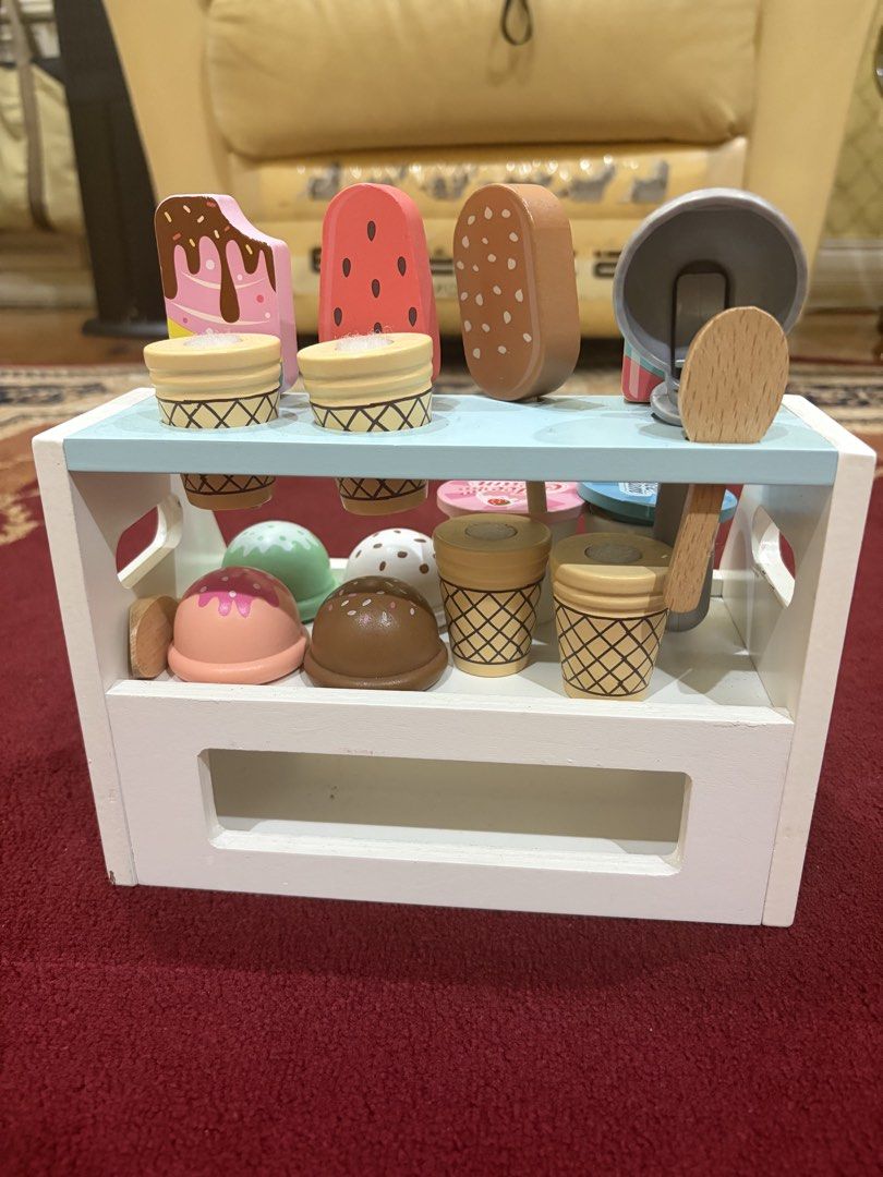 Ice cream Toy set (Category: Kids Toys) located in San Juan City. Submitted by cashfrancefashioncosmetics_ph (Listing ID 1469949040, Image 2). Description: Title: ice cream toy set Lightly used Description: Ice cream Toy set no menu car Un box Price 1000 .