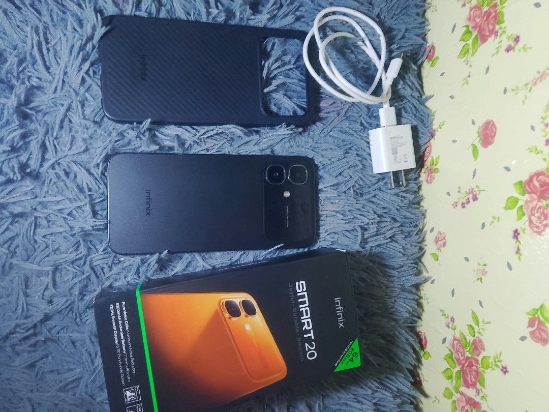 Infinix smart 20 8/64gb (Category: Android Others) located in Bulacan. Submitted by cedriconeza16 (Listing ID 1469988120, Image 1). Description: minor dents sa screen complete inclusion with ewarranty 4 momths used woth receipt .