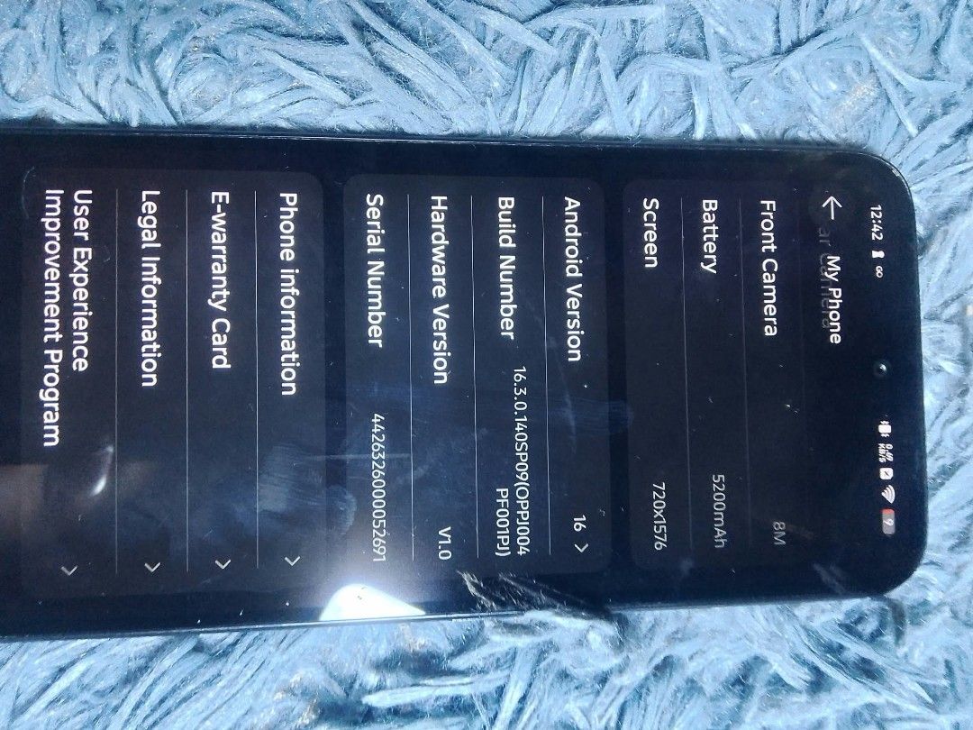 Infinix smart 20 8/64gb (Category: Android Others) located in Bulacan. Submitted by cedriconeza16 (Listing ID 1469988120, Image 3). Description: minor dents sa screen complete inclusion with ewarranty 4 momths used woth receipt .
