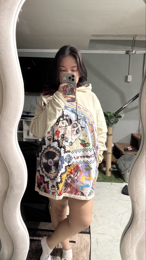 Initial Hoodie Dress (Category: Coats, Jackets and Outerwear) located in Quezon City. Submitted by dinesaur (Listing ID 1470063149, Image 1). Description: Freesize up to L.