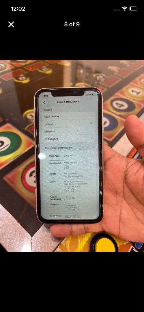Iphone 11 128GB (Category: iPhone 11 Series) located in Antipolo. Submitted by Skydreamer027 (Listing ID 1470016107, Image 1). Description: Iphone 11 128GB Unli reset Any sim works With Face ID With True Tone Issue Replaced LCD Replaced Back Glass Slightly Shaky camera when zoomed in Unit only P8,500.