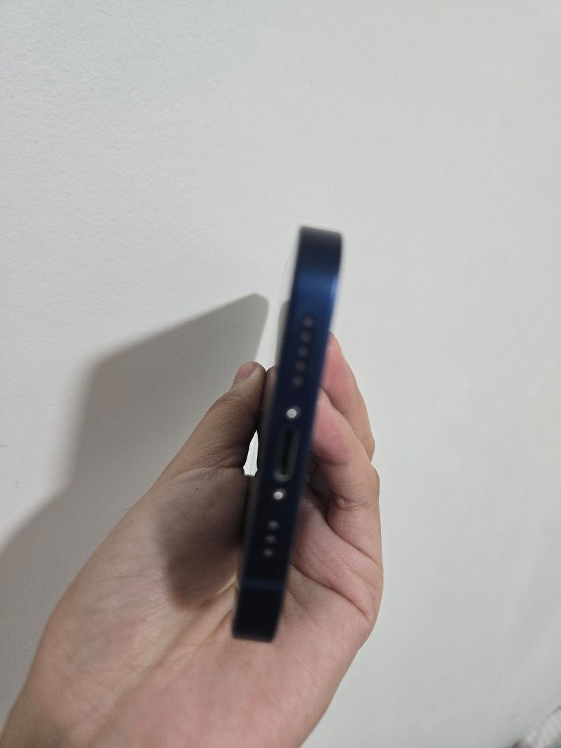 iPhone 12 - Blue (128gb) (Category: iPhone 12 Series) located in Pasig City. Submitted by nhin04 (Listing ID 1470017460, Image 3). Description: personal phone kaya minimal scratches lang unit only can only do meet up weekdays: ortigas pasig area weekends: molino and vermosa.