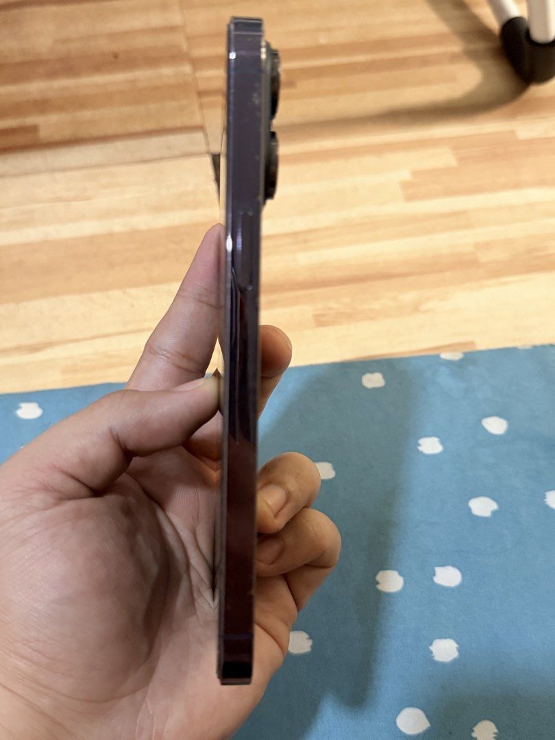 iPhone 14 PRO MAX 256GB DEEP PURPLE (Category: iPhone 14 Series) located in Las Pinas. Submitted by kdangilan (Listing ID 1470020011, Image 2). Description: iPhone 14 Pro Max 256 GB Deep Purple FU NEVER BEEN REPAIRED CHINECK NA NG Beyond The Box NGAYON LANG OCTOBER 23, 2026 and all goods. FS: All stock, all working, NEVER BEEN OPENED OR REPAIRED. ✅ NO DENTS AND NO DEEP SCRATCHES ✅ 256 GB ZP/A VARIANT NTC APPROVED DEEP PURPLE ✅ ALL WORKING ✅ NO DE