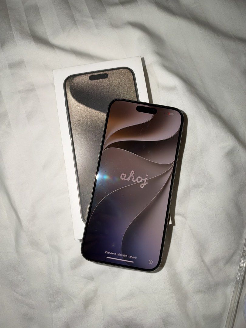 iPhone 15 Pro Max 512gb Natural Titanium (Category: iPhone 15 Series) located in Makati City. Submitted by saira_k (Listing ID 1470097634, Image 3). Description: iPhone 15 Pro Max 512gb Natural Titanium 81% battery health Purchased from Mobile Cart on Instagram Used for 2 years only *No scratches *No flaws/defects *All working Includes: box, charger cord, new phone case and new screen protector Can do meet ups in Makati.