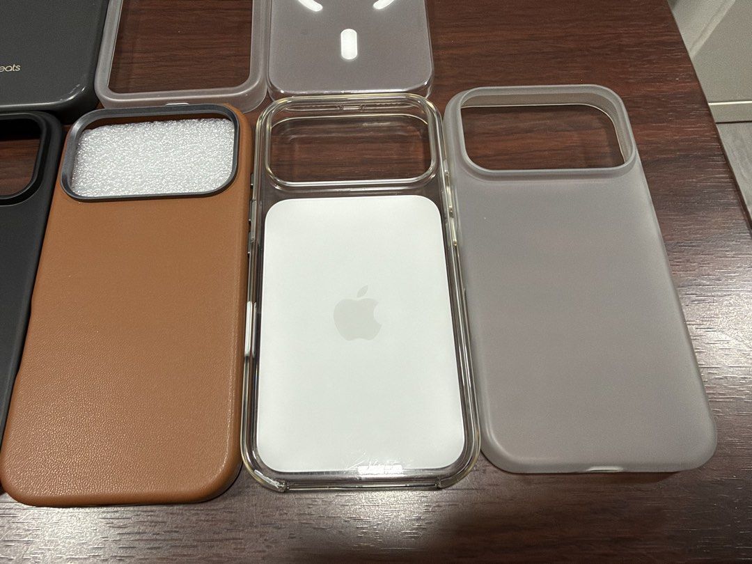 iphone 17 pro cases original (Category: Cases & Sleeves) located in San Fernando. Submitted by decluttermigs (Listing ID 1469991587, Image 3). Description: beats (srp 3k) - 850 apple clear (srp 3k) - 850 arc pulse srp (5k) - 2k the rest 15 ‼️cases have visible scratches and few cracks, OK condition.