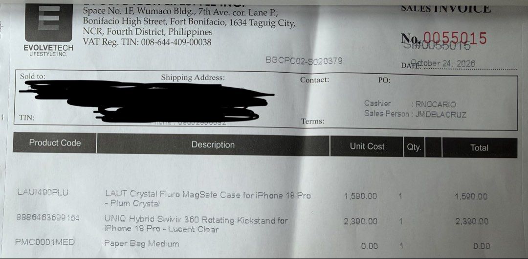 iPhone 18/17 Pro Case LAUT Crystal Fluro (Category: Cases & Sleeves) located in Mandaluyong City. Submitted by soobridit (Listing ID 1470036738, Image 3). Description: LAUT Crystal Fluro MagSafe Case - Plum Crystal Extra iPhone 18 pro case, also fits iPhone 17 pro. Bought for PHP1590. Price still slightly negotiable..