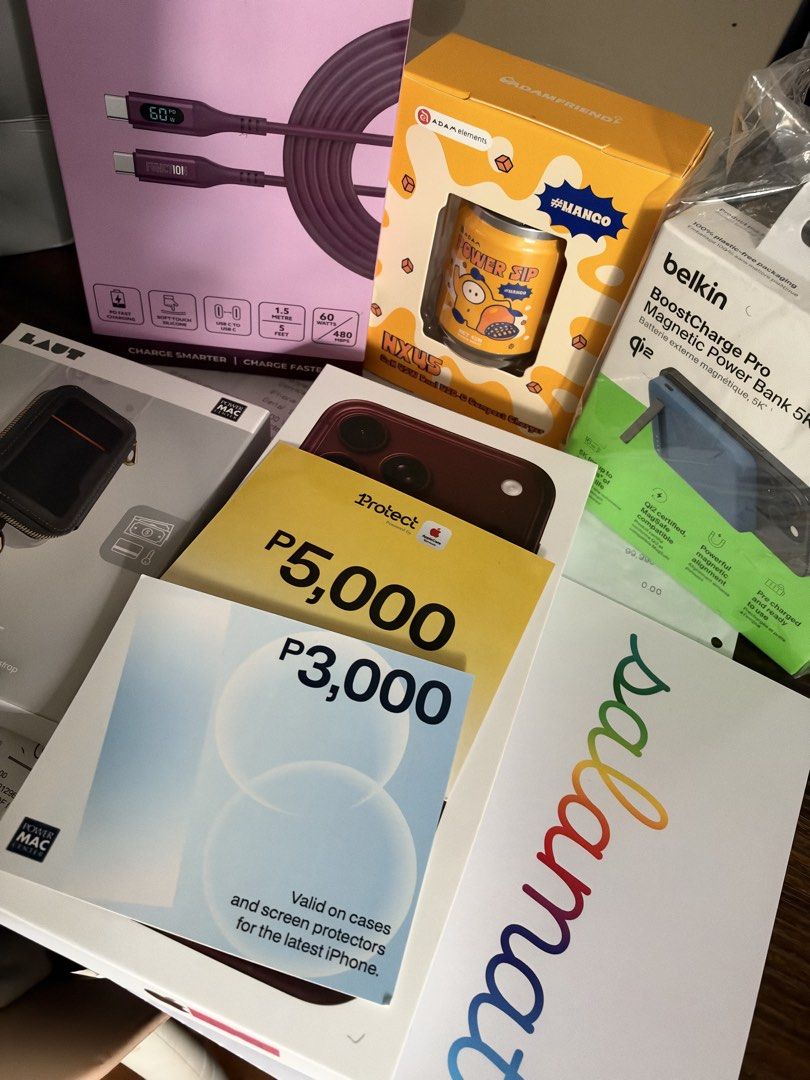 Iphone 18 Promax BRAND NEW SEALED (Category: Announcements) located in Cavite. Submitted by mhzlgsc (Listing ID 1469957418, Image 3). Description: Brand New Sealed Iphone 18 Promax ‼️ ₱95,990 Lower than Srp Inclusion ‼️ • 5,000 voucher Iprotect (AppleCare Services products) • 3,000 voucher (valid on cases and screen protectors) • smart cable • Belkin Magnetic powerbank • Wrist strap • Adam Elements 45w Can Dual Usb -C Compact charger Meet Up arou