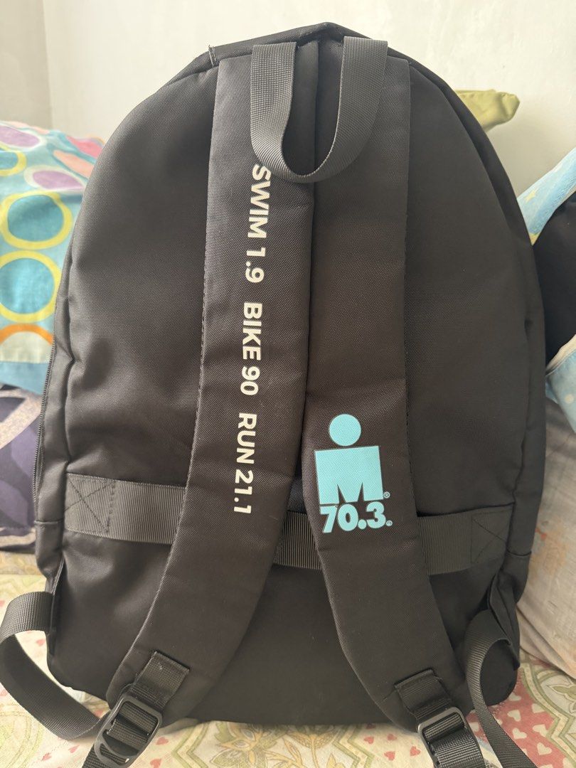 Ironman 70.3 Palawan Backpack 2025 (Category: Backpacks) located in Manila. Submitted by daleyo (Listing ID 1469963669, Image 2). Description: Race kit during the Ironman 70.3 in Palawan last 2025 See issue at the last photo.