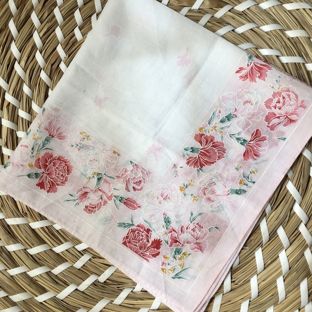 Japan cotton handkerchief bundle 3pcs (Category: Scarves) located in Quezon, Isabela. Submitted by hankies_garden2 (Listing ID 1470075988, Image 2). Description: Fixed price‼️ Cotton hankies from Japan 1 day reservation only‼️ *Please manage your expectations if there would be min flaws/ washable dirt/ small storage stain- major flaws will be disclosed #japanhankies #japanscarves #mcm #branded #fendi #picasso #luxuryhanky #celinehandkerchief #fen
